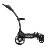 Chariot Robera Pro noir, vue du côté opposé